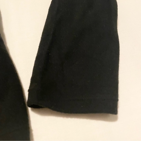 Uniqlo Heattech Stretch Fleece Crewneck Black Top Womens Large - Picture 6 of 16